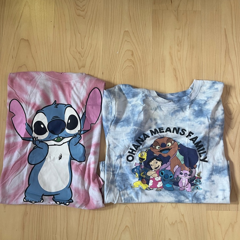 Stitch tie dye bundle 🩷💙